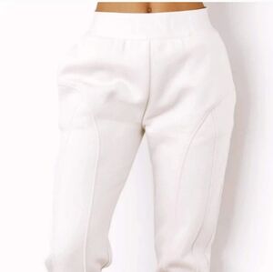 Lounge Cream Sweatpants New With Tags